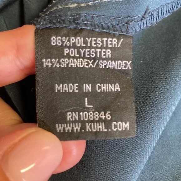 Kuhl RENEGADE SHIRT in Pirate Blue | size Large - Picture 6 of 6